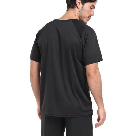 Mens Dry Fit Running Shirt Moisture Wicking Gym Workout Athletic T Shirt - Picture 2 of 7